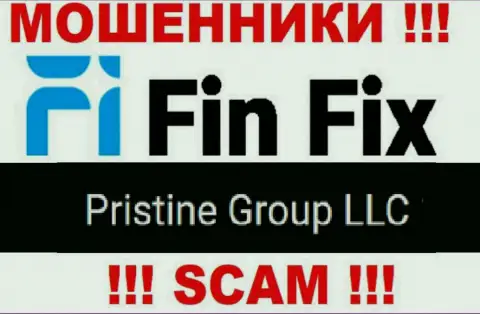 Юридическое лицо, которое владеет лохотронщиками FinFix - это Pristine Group LLC