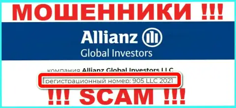 Allianz Global Investors - ЖУЛИКИ !!! Регистрационный номер организации - 905 LLC 2021