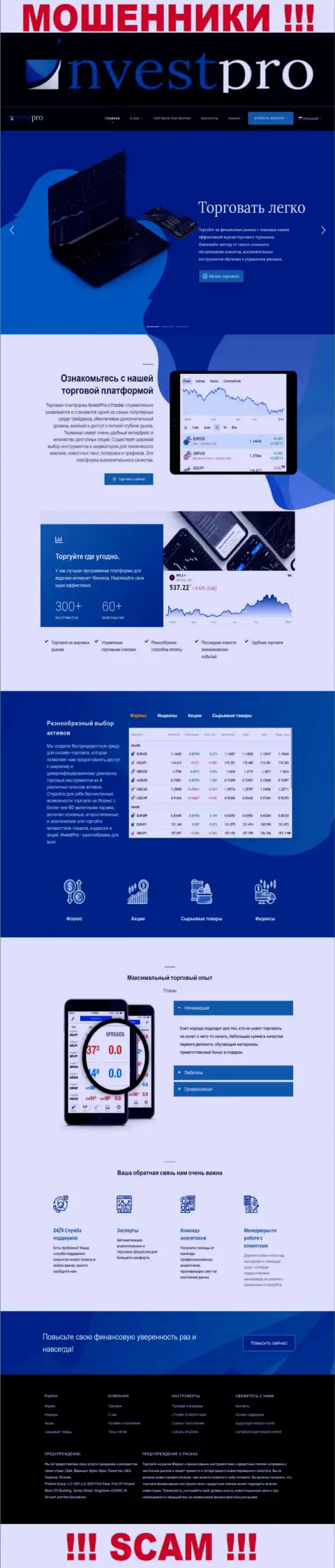 ОСТОРОЖНЕЕ !!! Официальный сервис Нвест Про настоящая замануха для наивных людей