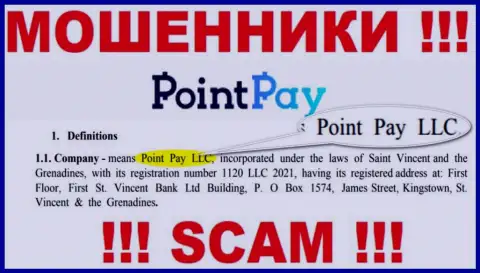 Point Pay LLC - это контора, управляющая интернет мошенниками ПоинтПэй