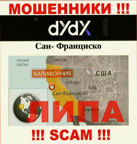 dYdX - это ШУЛЕРА ! Представляют фейковую инфу относительно их юрисдикции