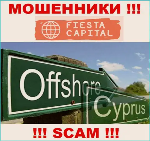 Офшорные интернет кидалы FiestaCapital Org скрываются тут - Cyprus