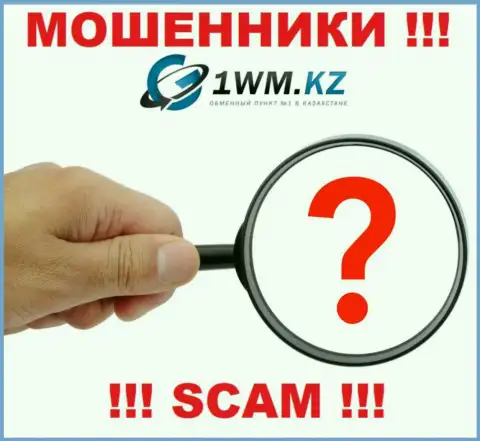 1 WM Kz - это МОШЕННИКИ ! Сведения относительно юрисдикции скрывают